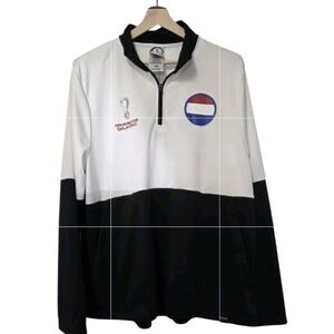 Outerstuff Mens FIFA World Cup Qatar 2022 Country 1/4 Zip Top Jacket Size XL NEW